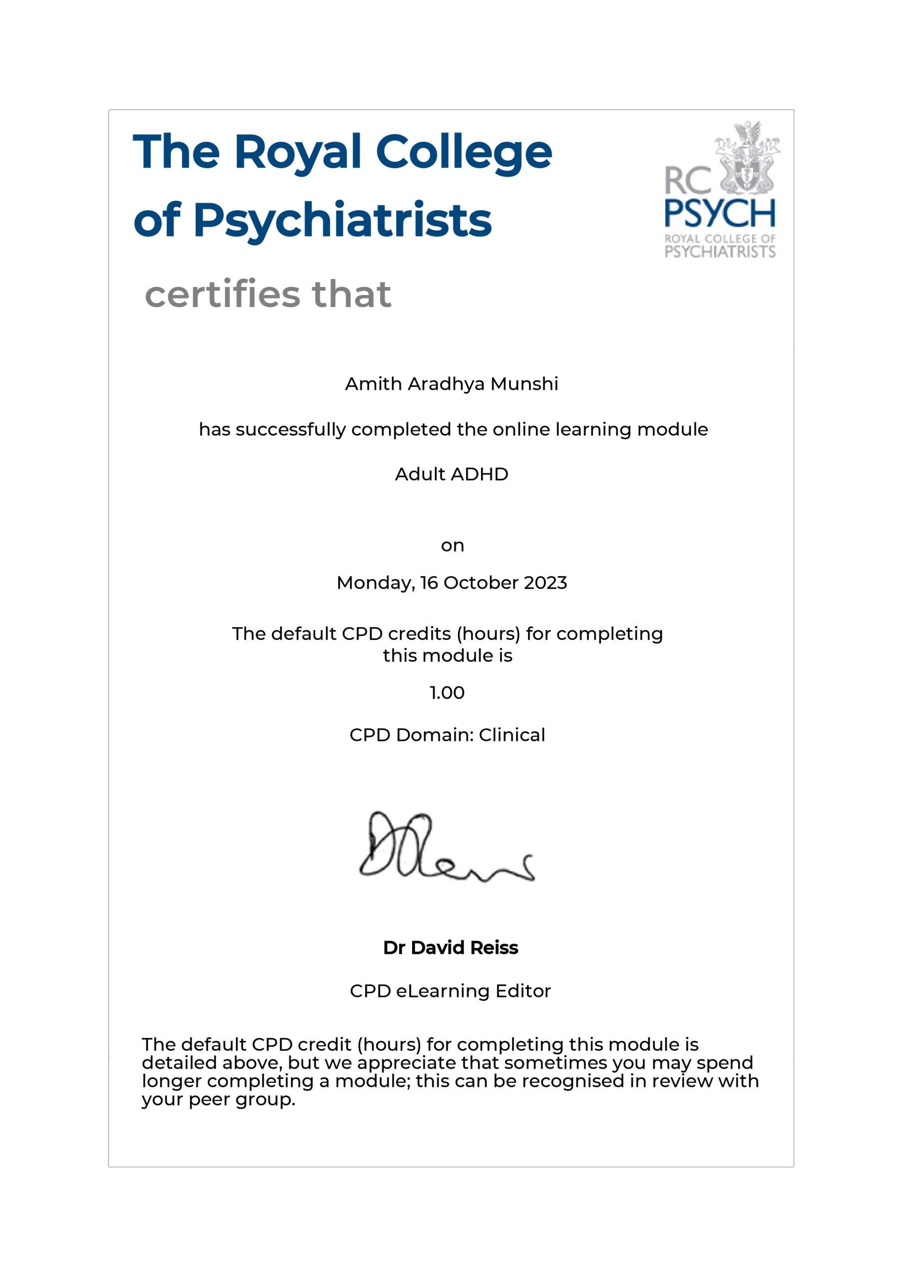 Private Treatment for ADHD | ADHD Psychiatrist
