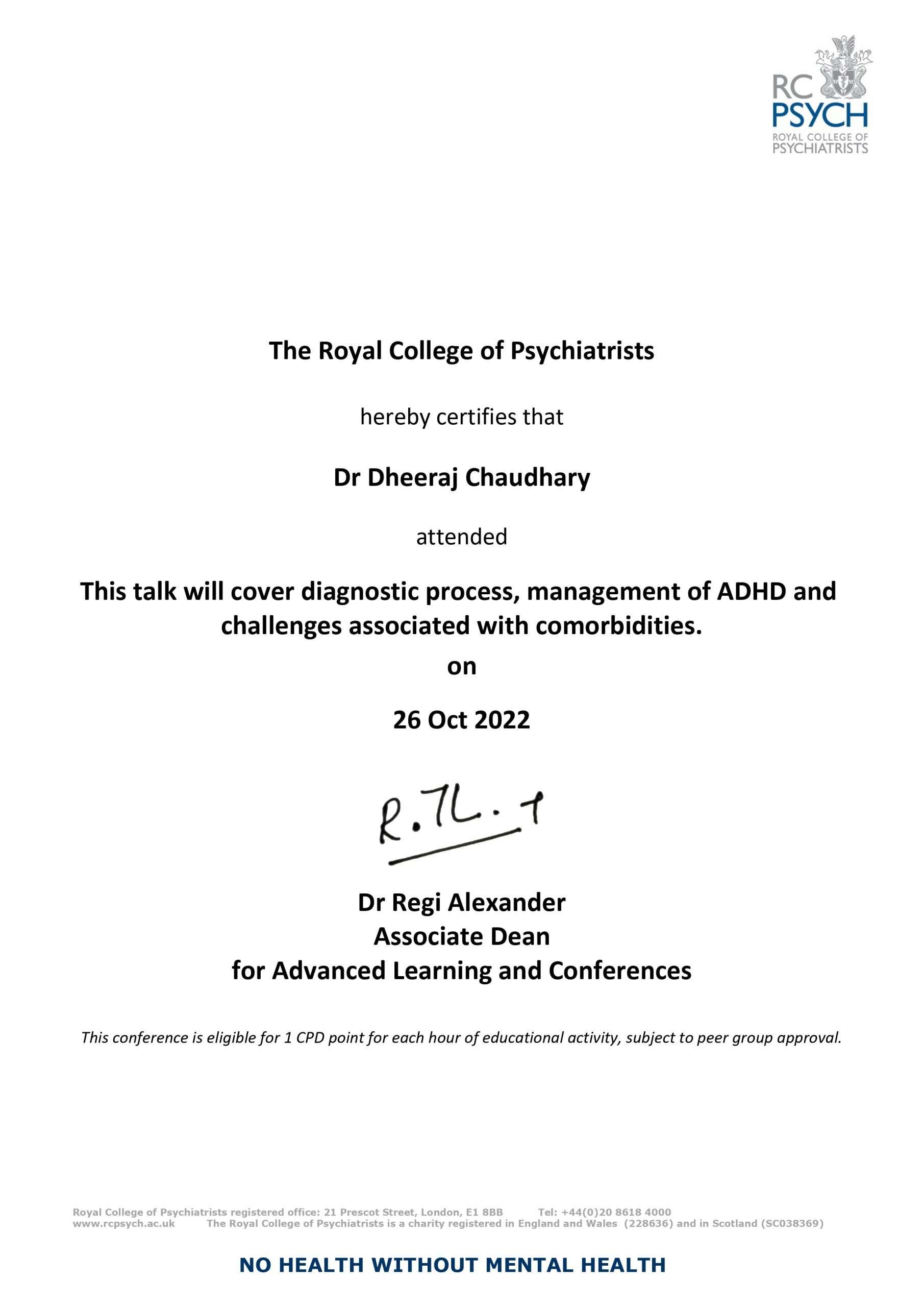Private Treatment for ADHD | ADHD Psychiatrist